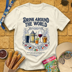 Drinking Around The World [Emblem] T-Shirt