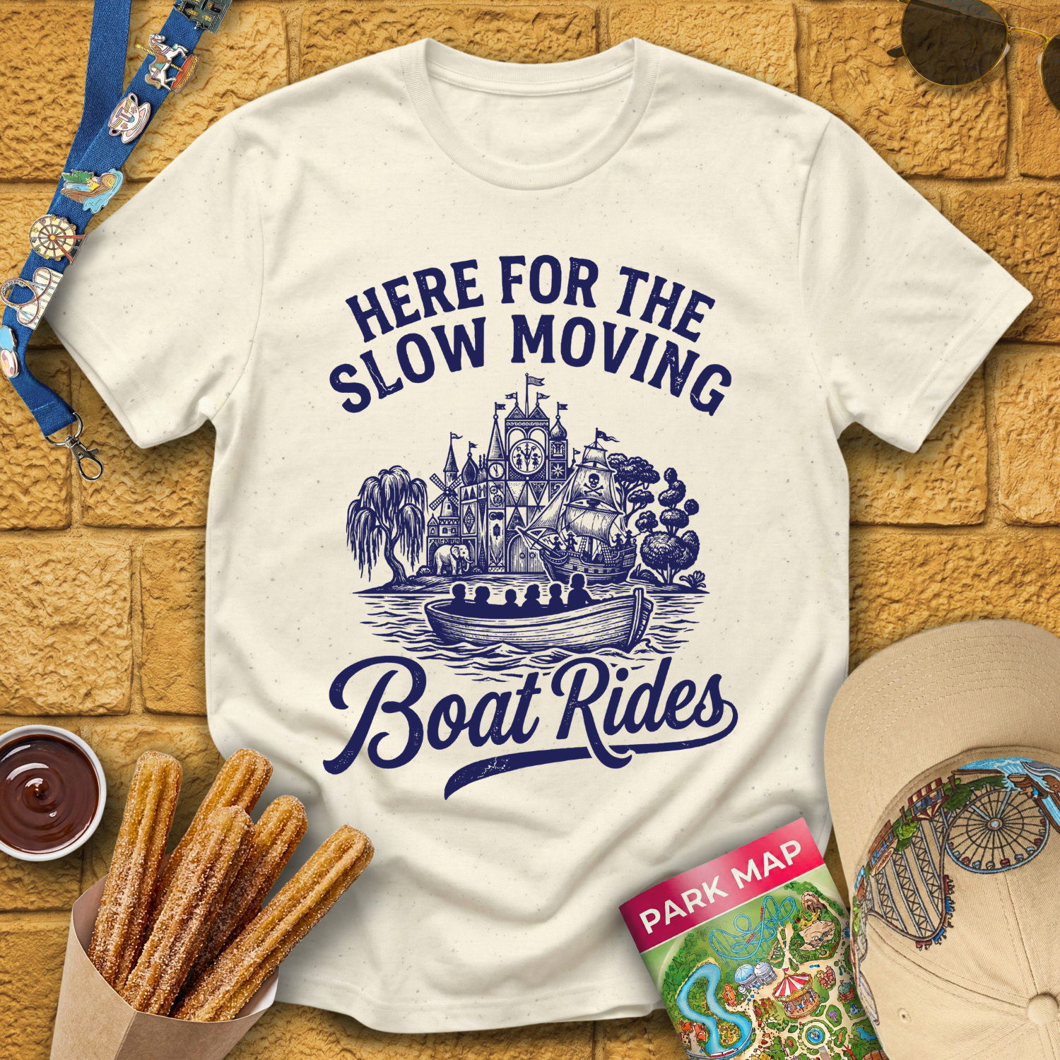 Slow Boat Rides [RetroBrush] T-Shirt