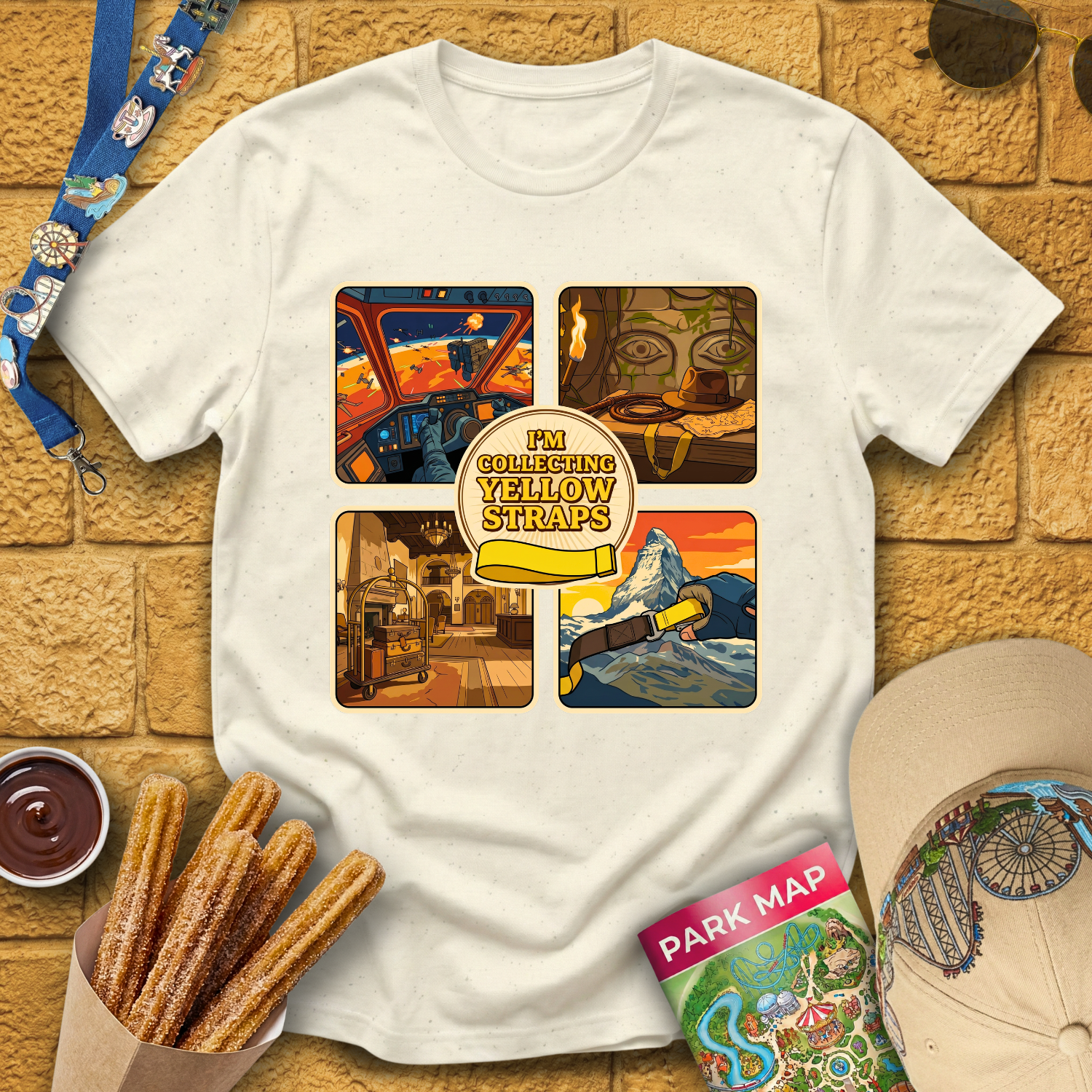 Collecting Yellow Straps [VSticker] T-Shirt
