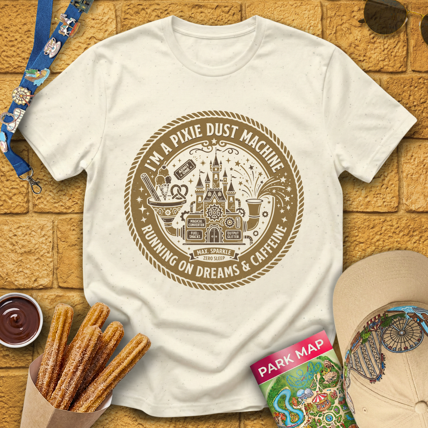 Pixie Dust Machine [Badge] T-Shirt