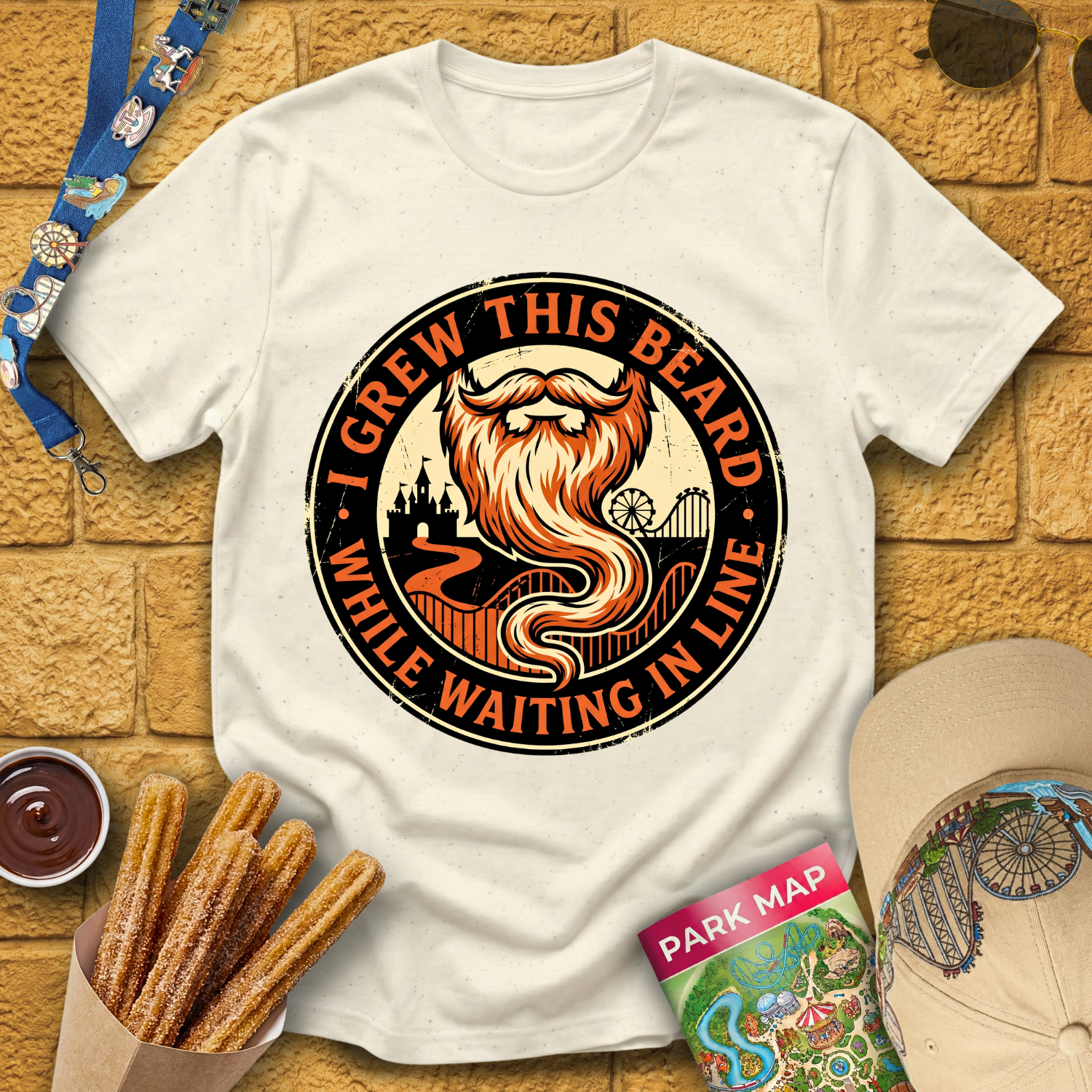 I Grew This Beard [Badge] T-Shirt