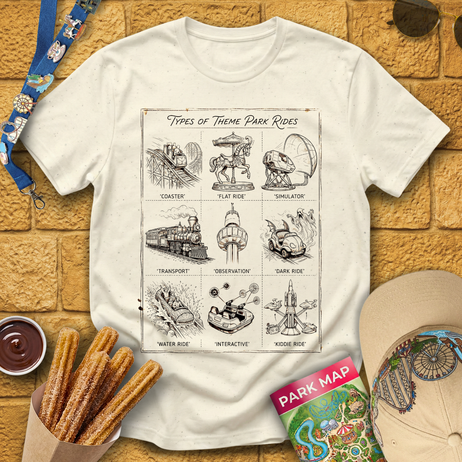 Types Of Rides [Vintage] T-Shirt