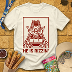 He Is Rizzin' [LineArt] T-Shirt