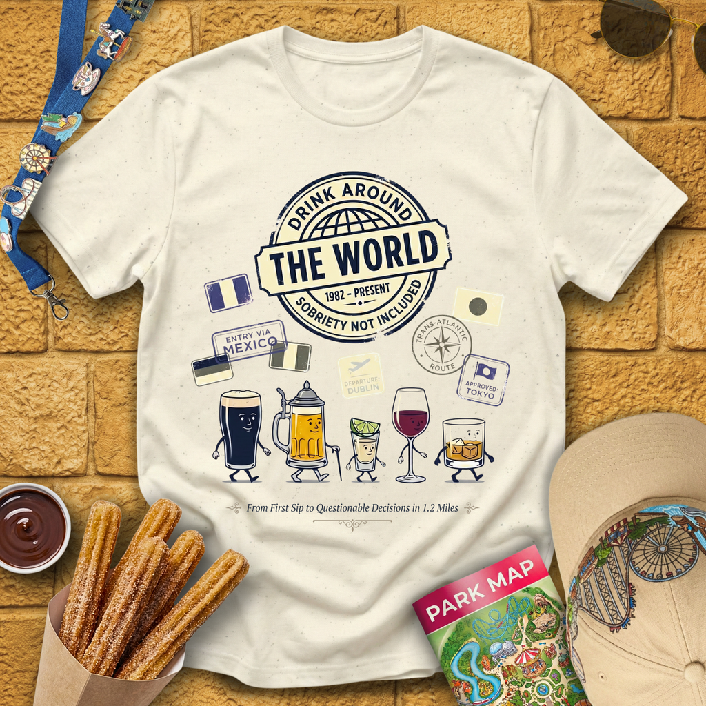 Drinking Around The World [Illu] T-Shirt