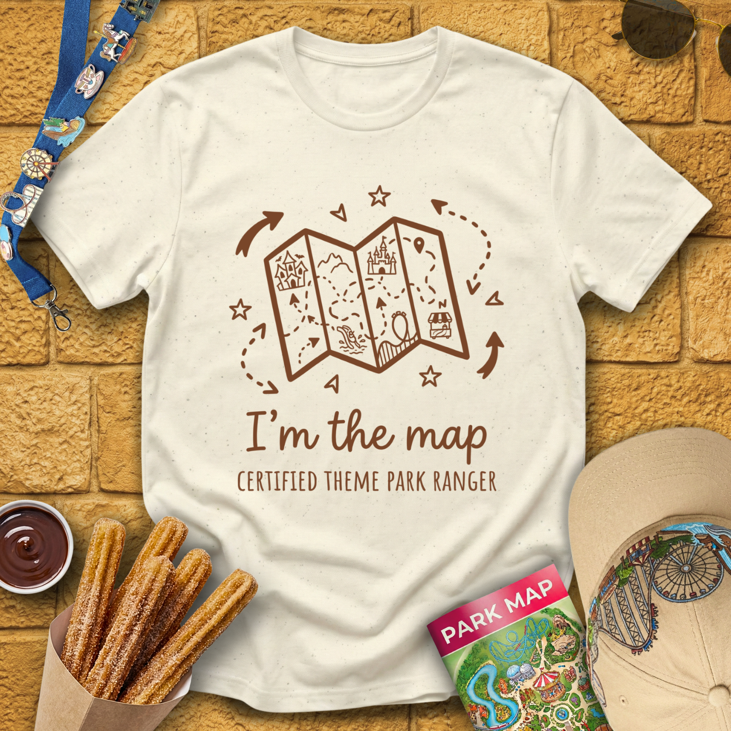 I'm The Map [Artsy] T-Shirt