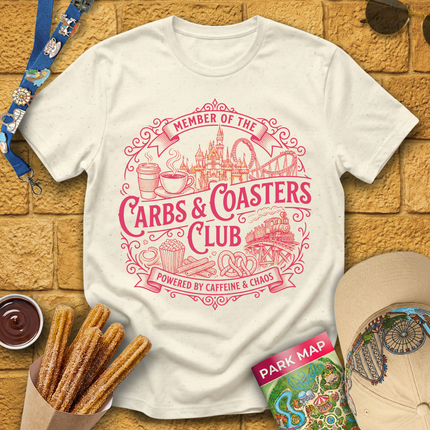 Carbs & Coasters Club [VictorianBadge] T-Shirt