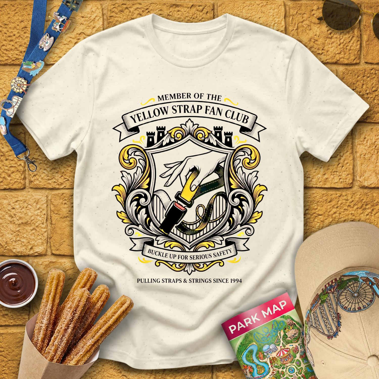 Yellow Strap Fan Club [Luxury] T-Shirt