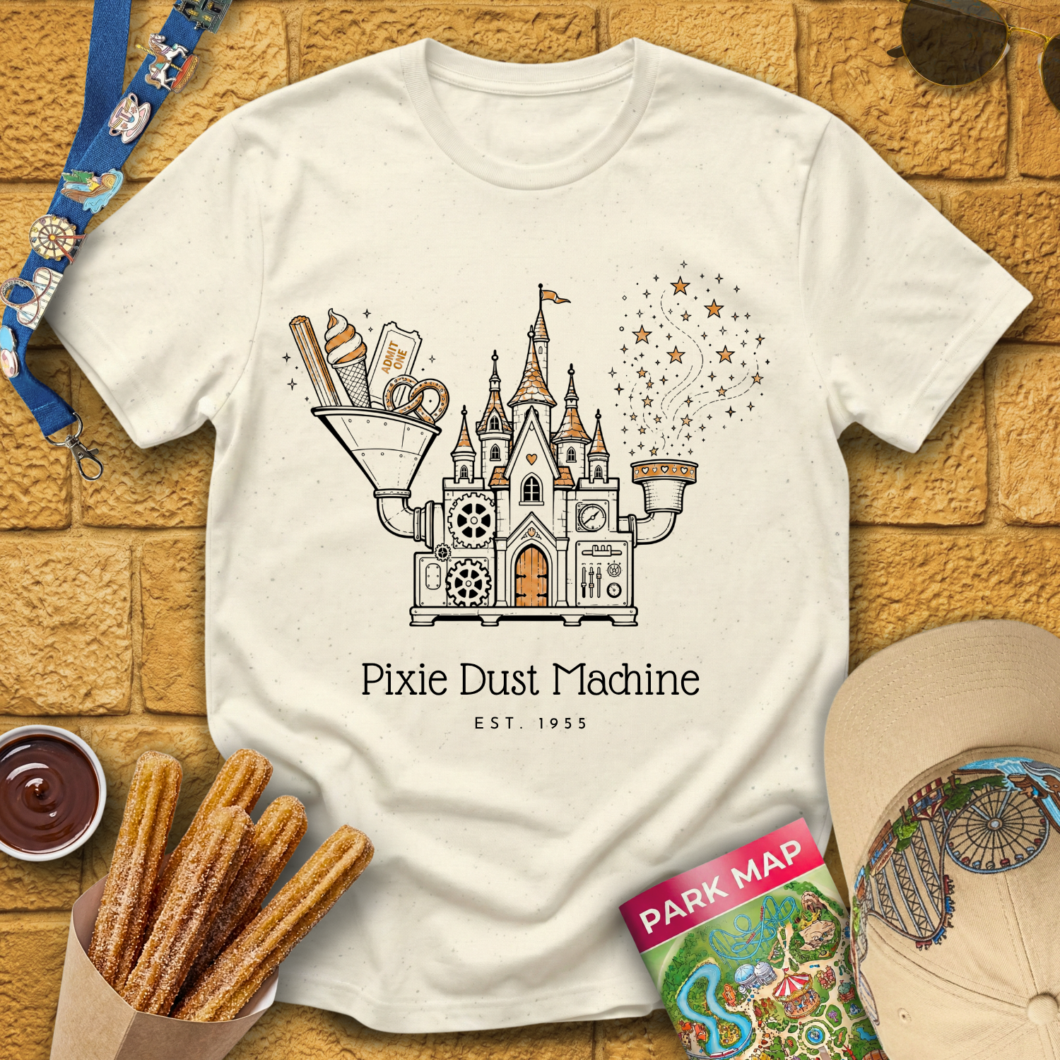 Pixie Dust Machine [LineArt] T-Shirt
