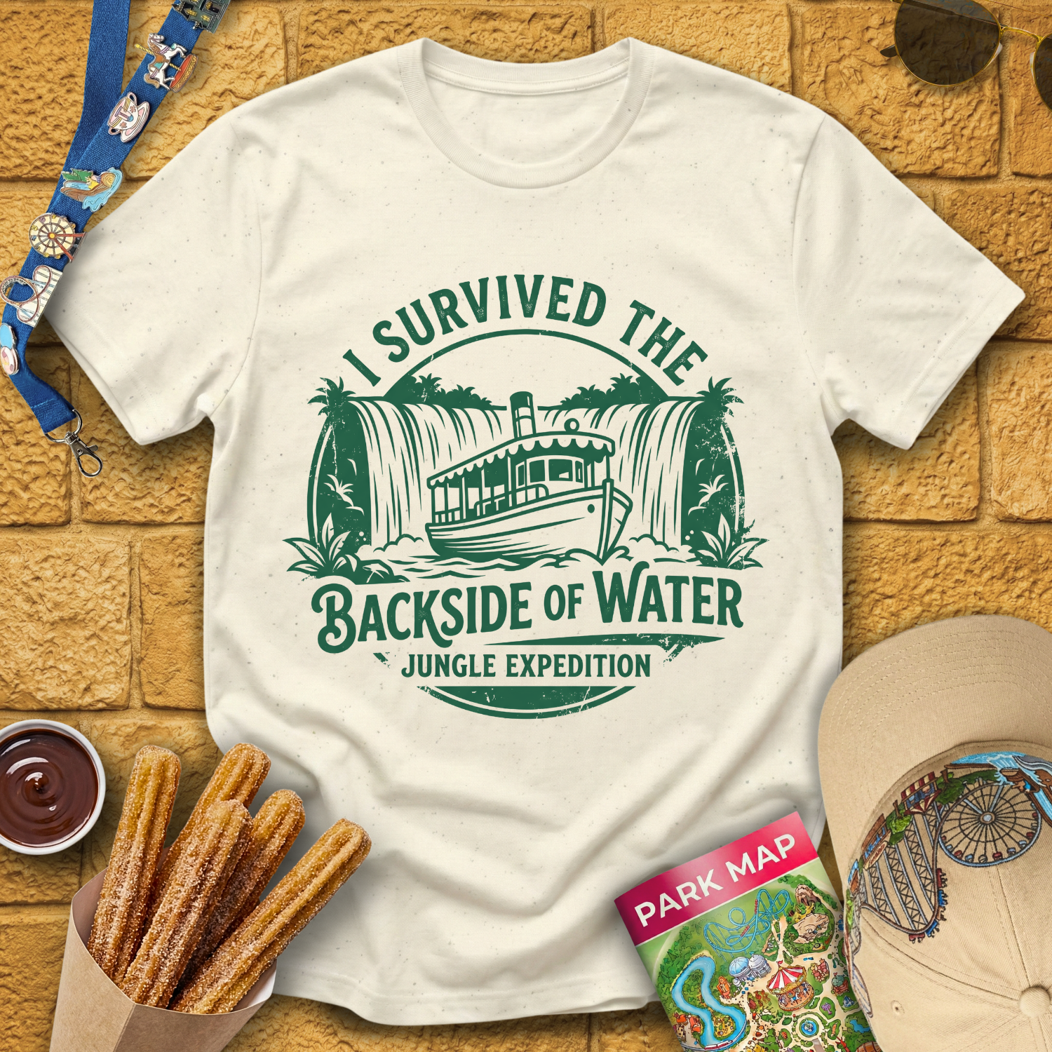 Backside of Water [Badge] T-Shirt