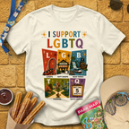 I Support LGBTQ [Americana] T-Shirt