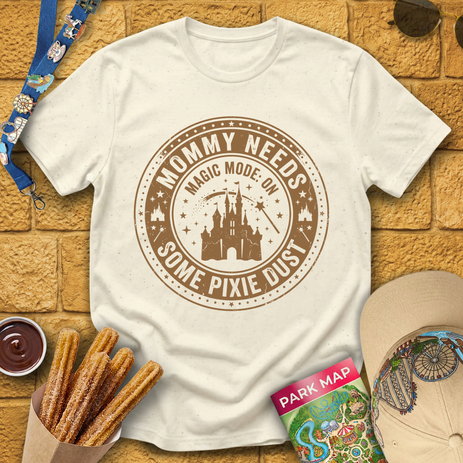 Mommy Needs Pixie Dust [Badge] T-Shirt