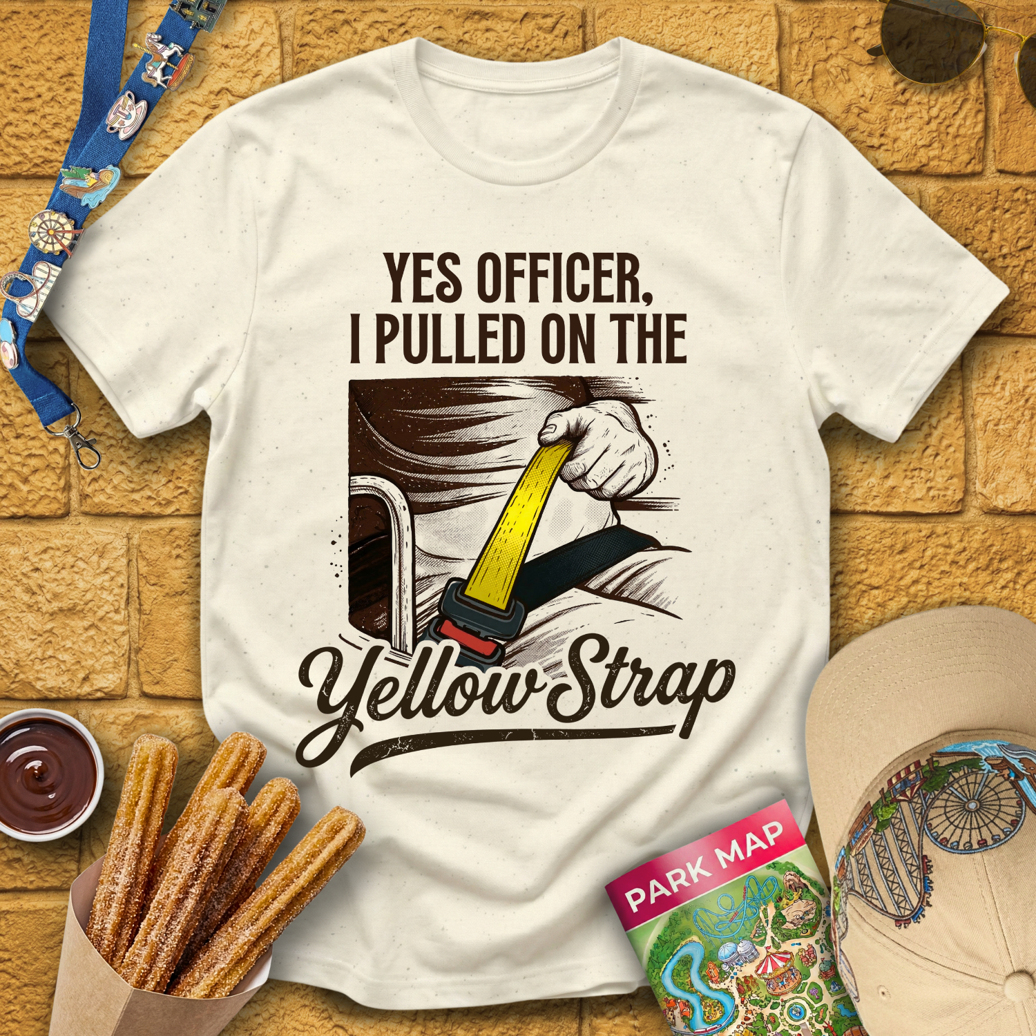 Yellow Strap [RetroBrush] T-Shirt