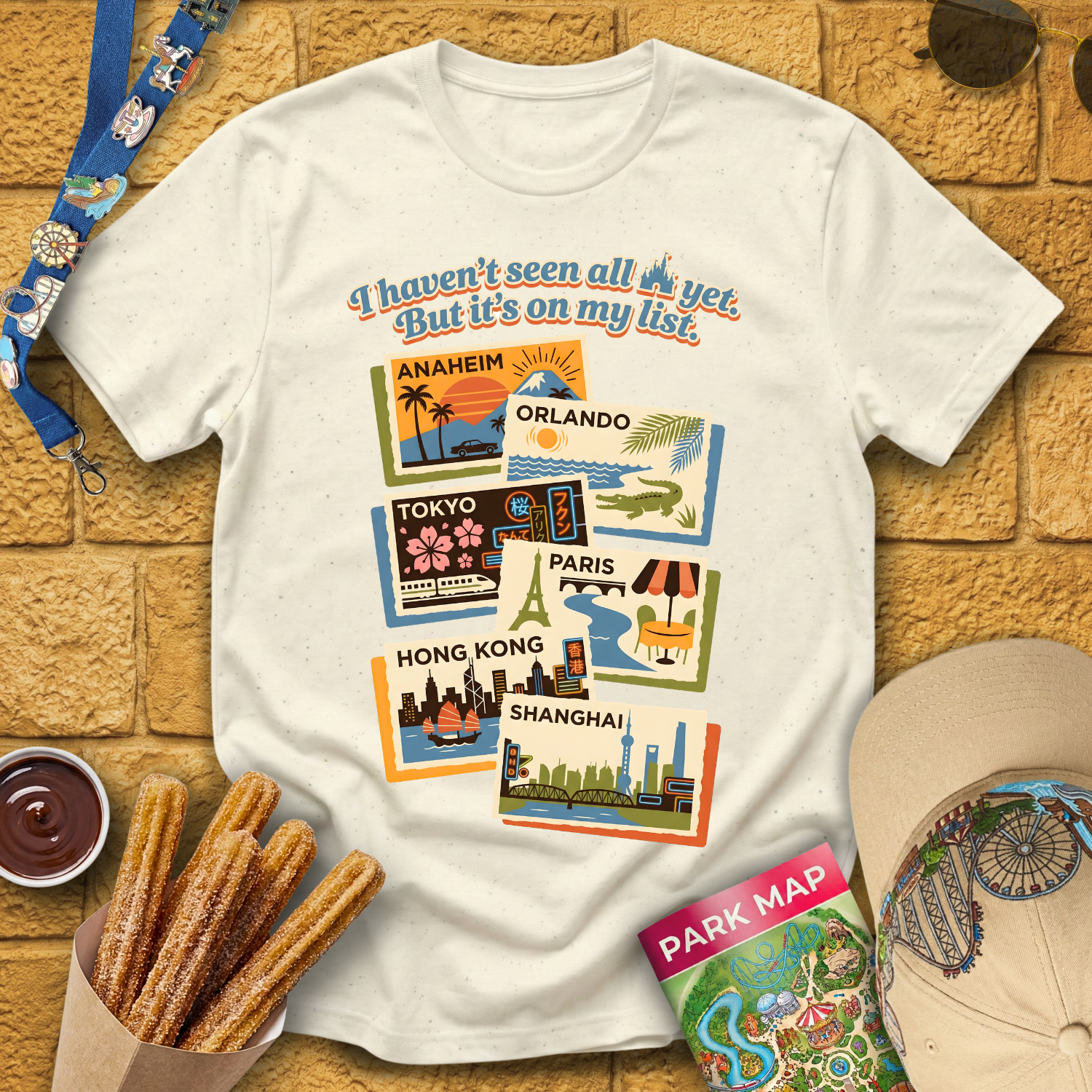 Castles On My List [Postcards] T-Shirt