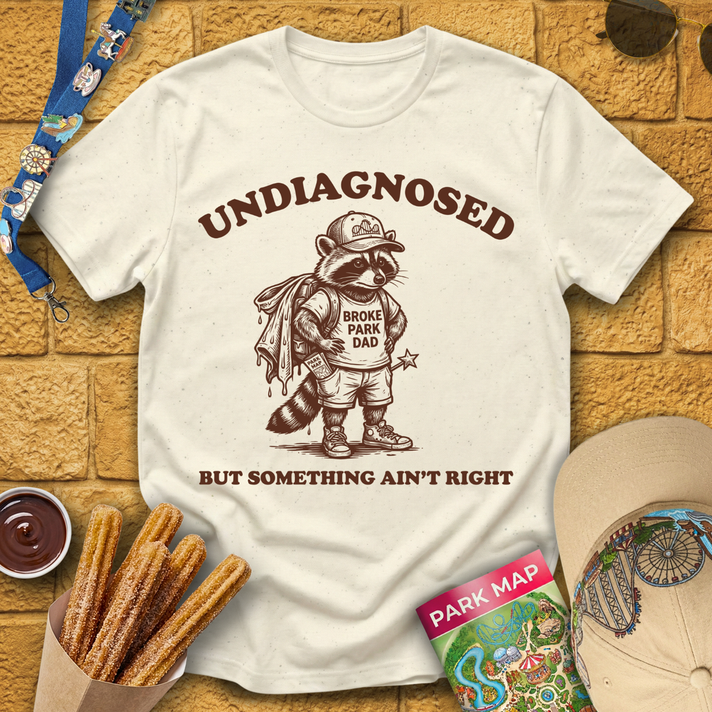 Undiagnosed Dad [Woodcut] T-Shirt