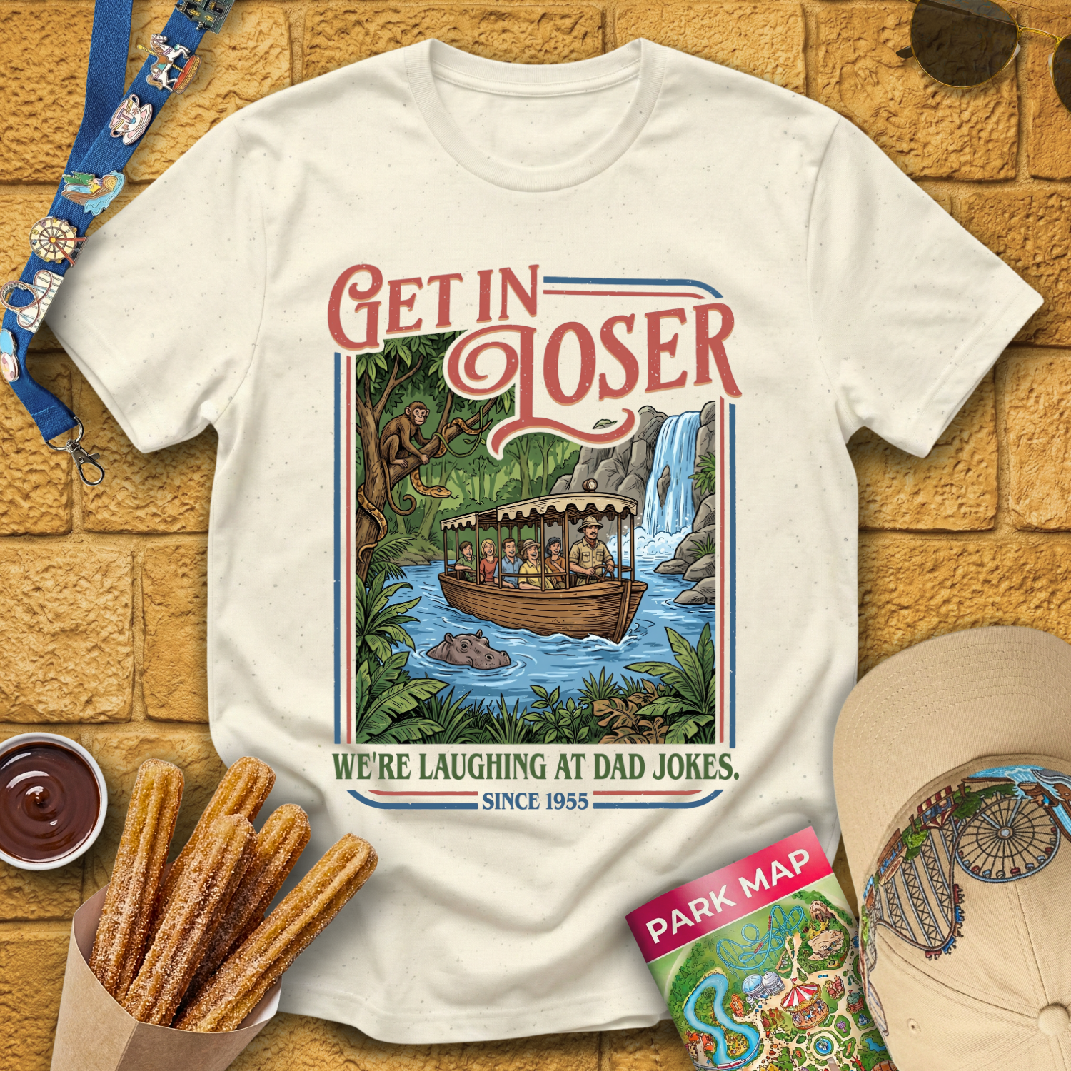 Get In Loser Jungle Jokes [Poster] T-Shirt