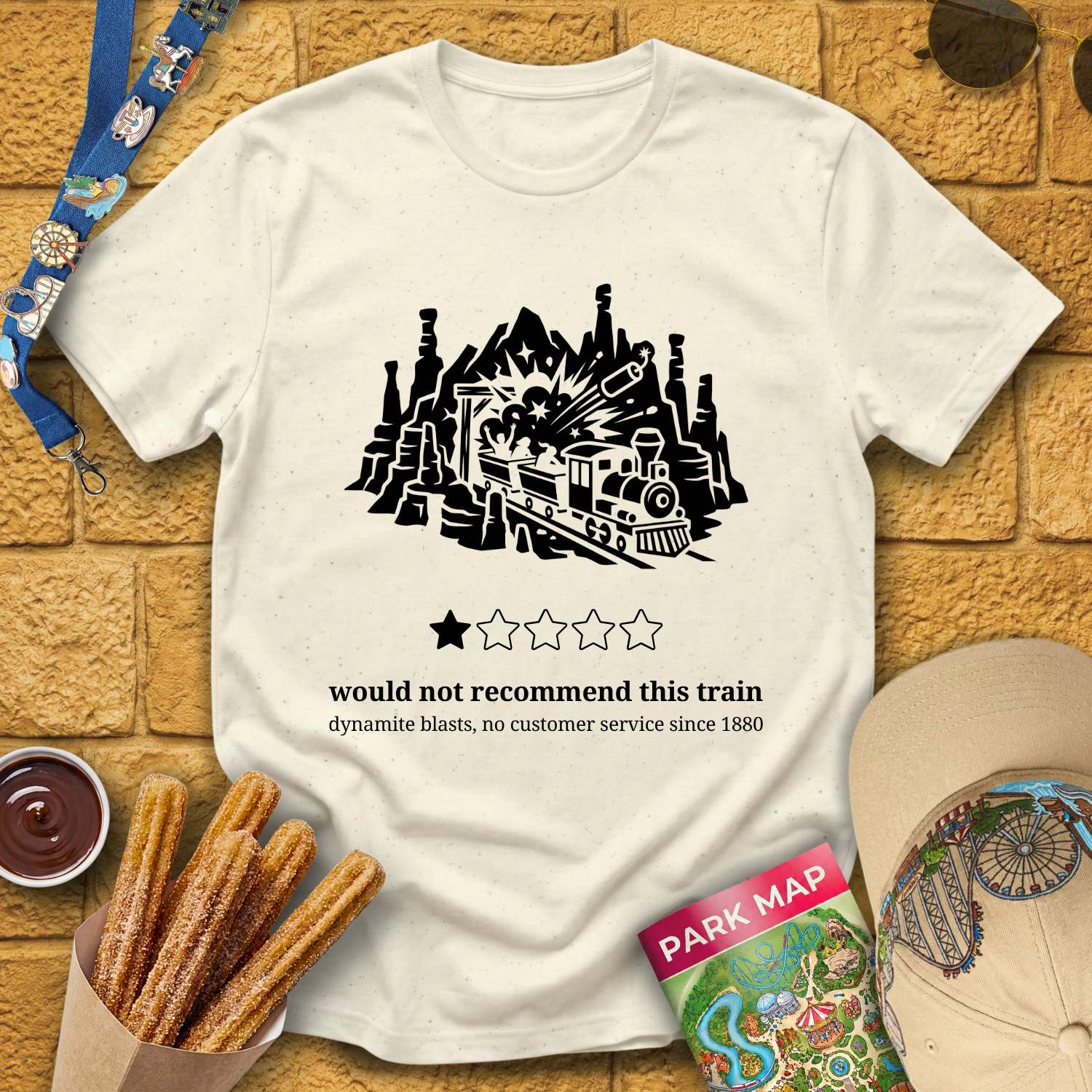 Recommend Mine Train [Graphic] T-Shirt