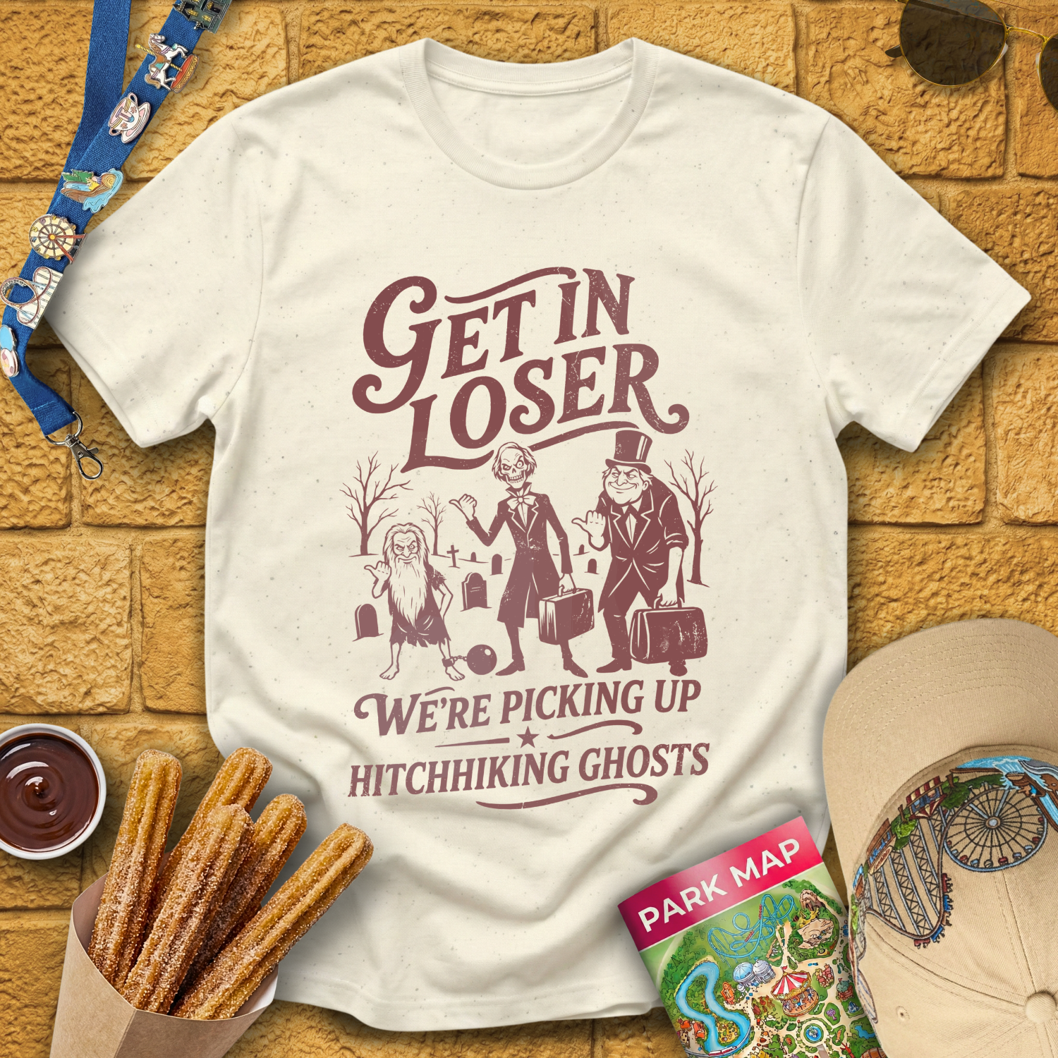 Get In Loser Ghosts [Retro] T-Shirt