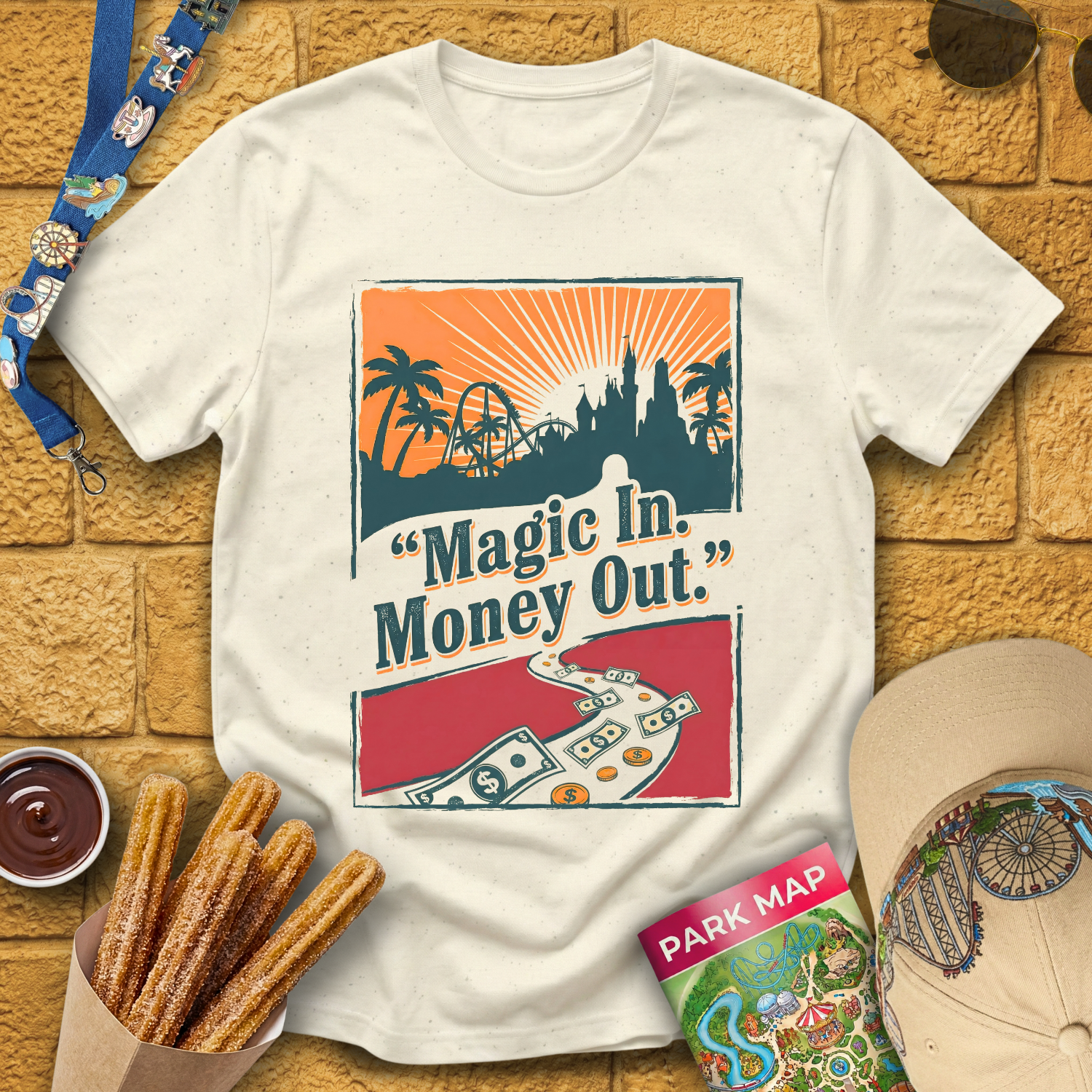 Magic In. Money Out. [80sPoster] T-Shirt