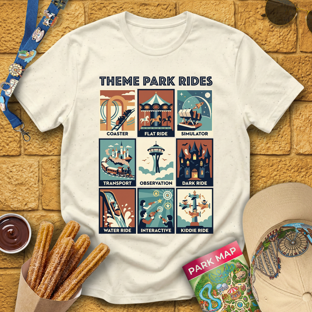 Types Of Rides [RetroPoster] T-Shirt