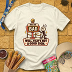 Bad Wait Time [RetroIllu] T-Shirt for Theme Park Fans (Natural)