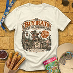Buy Rats Caribbean [Poster] T-Shirt for Theme Park Fans (Natural)