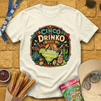 Cinco De Drinko [BoldBadge] T-Shirt for Theme Park Fans (Natural)