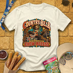 Country Bear [Western] T-Shirt for Theme Park Fans (Natural)