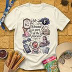 Drama Process [ArtComic] T-Shirt for Theme Park Fans (Natural)