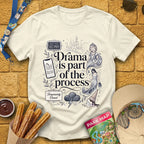 Drama Process [Elite] T-Shirt for Theme Park Fans (Natural)
