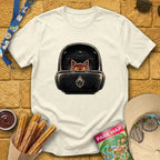 Haunted Cat [Illu] T-Shirt for Theme Park Fans (Natural)