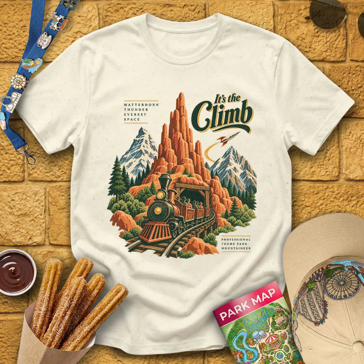 It's The Climb [VintPoster] T-Shirt