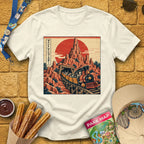 Mine Train [Japanese] T-Shirt for Theme Park Fans (Natural)
