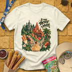 Never A Phase [VintPoster] T-Shirt for Theme Park Fans (Natural)