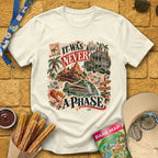 Never A Phase [Vox] T-Shirt for Theme Park Fans (Natural)