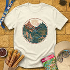 Parklandia [LineArt] T-Shirt for Theme Park Fans (Natural)