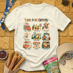 Theme Park Critters [Scandi] T-Shirt for Theme Park Fans (Natural)