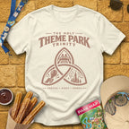 Theme Park Trinity [Sleek] T-Shirt for Theme Park Fans (Natural)