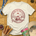 Yeti Frozen Asset [Badge] T-Shirt for Theme Park Fans (Natural)