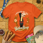 Yellow Strap [BohoOval] T-Shirt for Theme Park Fans (Orange)