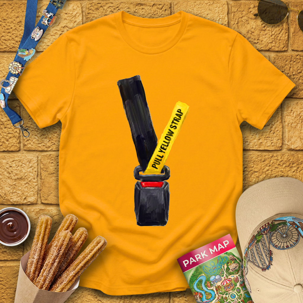 Pull Yellow Strap [Painted] T-Shirt