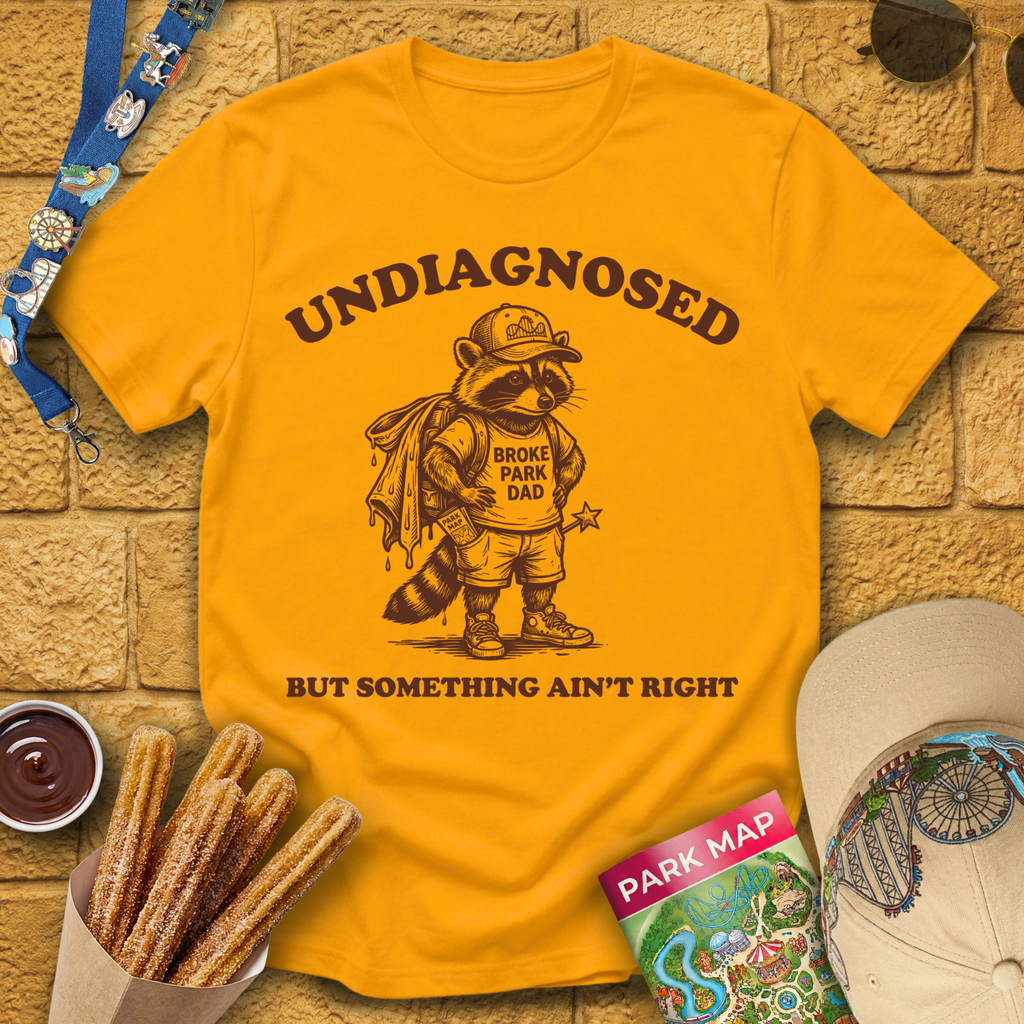 Undiagnosed Dad [Woodcut] T-Shirt