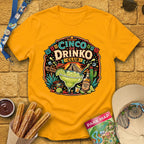 Cinco De Drinko [BoldBadge] T-Shirt for Theme Park Fans (Gold)