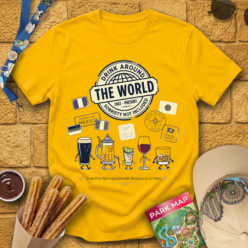 Drinking Around The World [Illu] T-Shirt