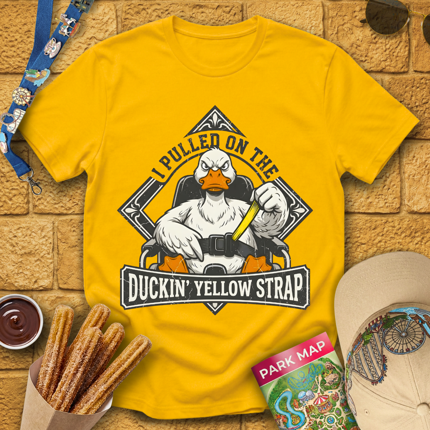 Duckin' Yellow Strap [Vintage] T-Shirt