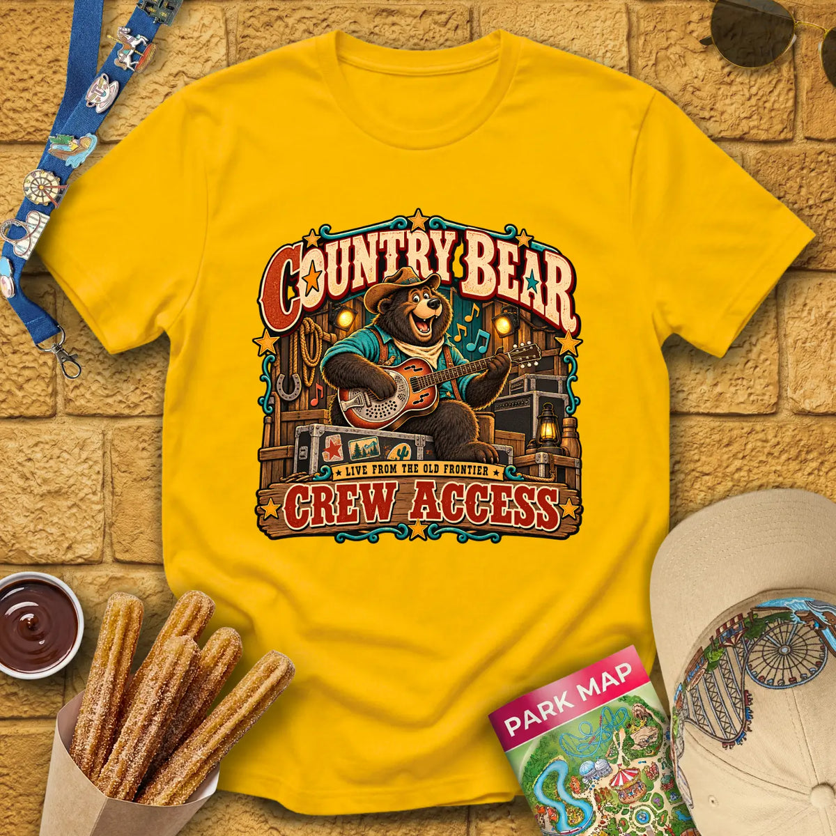 Country Bear [Western] T-Shirt for Theme Park Fans (Daisy)