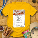 Skip The Line Ticket [Retro] T-Shirt for Theme Park Fans (Daisy)