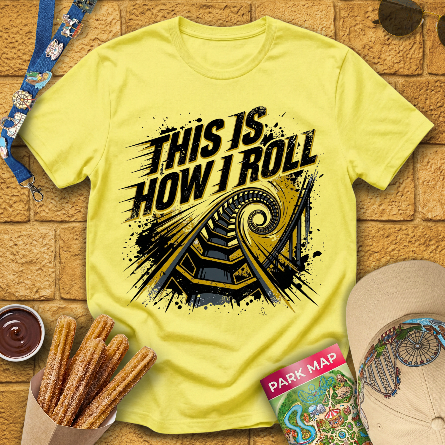 How I Roll [Grunge] T-Shirt