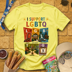 I Support LGBTQ [Americana] T-Shirt