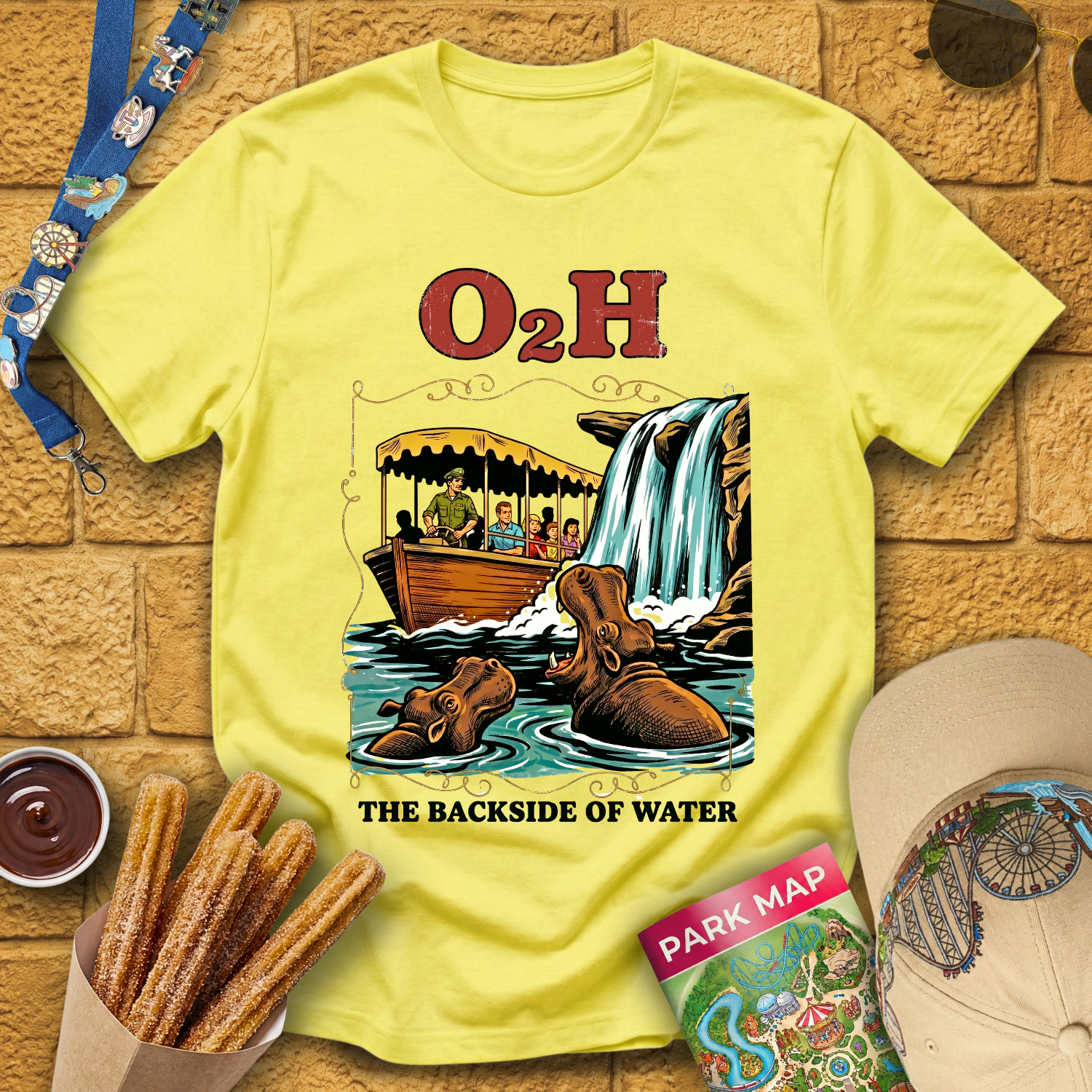 O2H Backside Of Water [50sPoster] T-Shirt