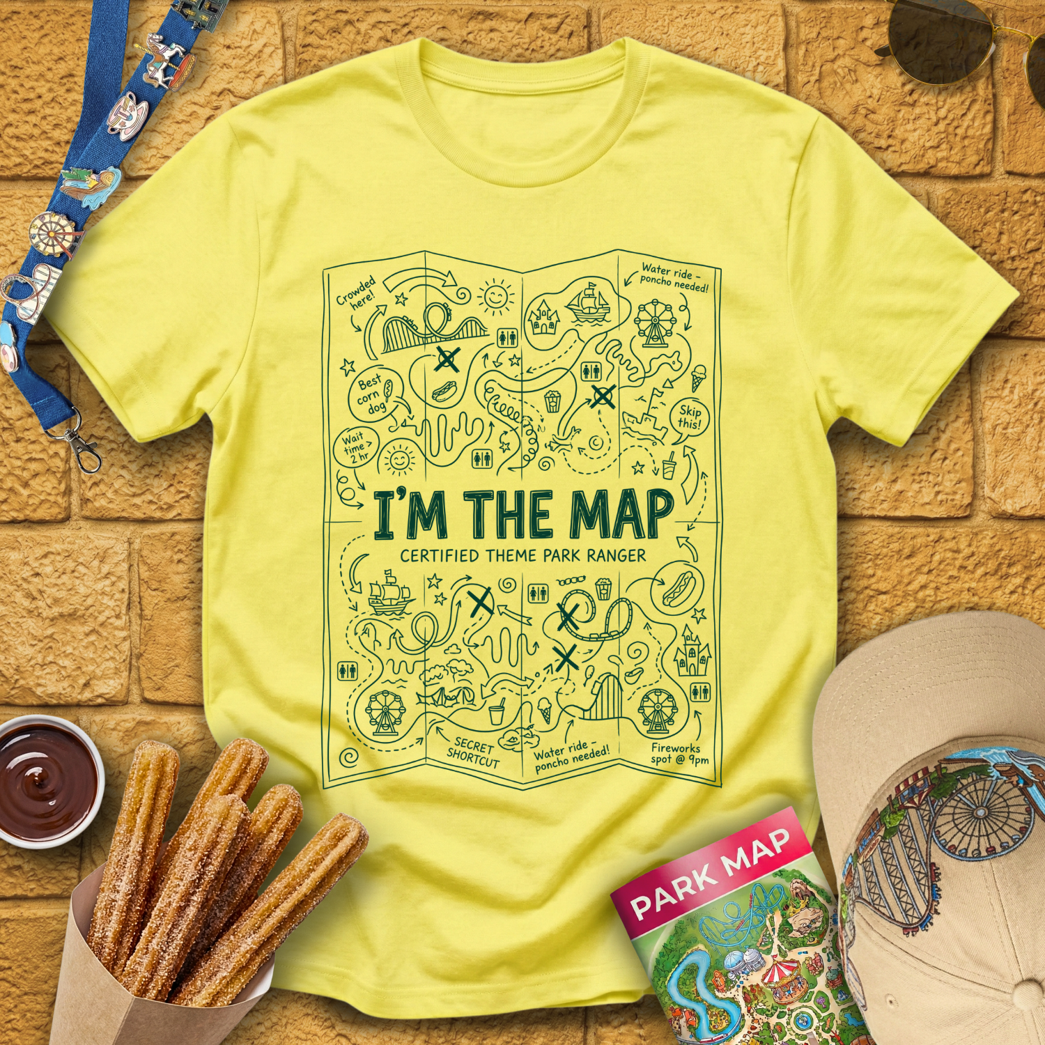 I'm The Map [ShapeDoodle] T-Shirt